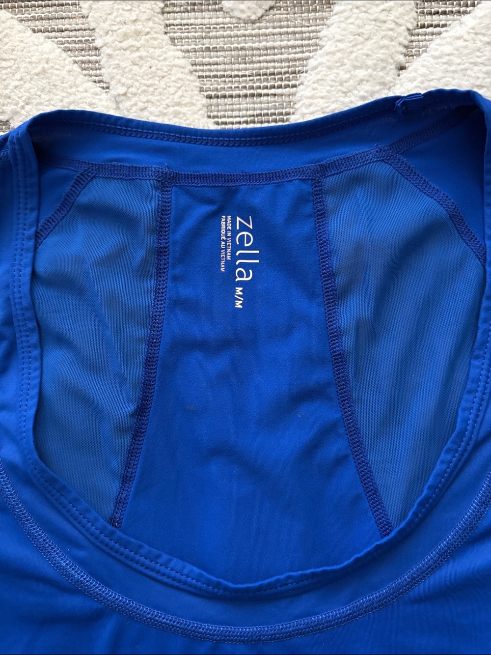 Zella Royal Blue Short Sleeve Performance Tee - Picture 2 of 5